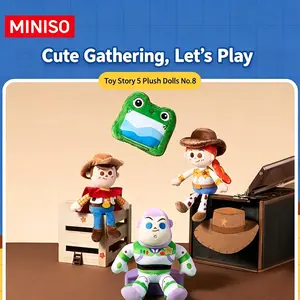 MINISO Toy Story Plush Figures, Cute Woody/Buzz Lightyear/Jessie Plush Toys, Collectible Dolls for Kids & Fans, Ideal Birthday & Holiday Gifts