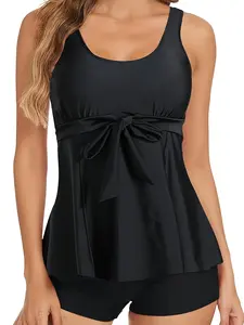 Ladies' Fashion Tankini Swimsuit Set Tankini Bottoms Set