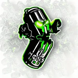 ALLENG Green Paw Sticker - Durable Waterproof Vinyl Sticker for Cars, Bikes, Helmets, Skateboards and Outdoor Sports - Easy Peel Off, Self Adhesive Sticker for Bumpers, Windows, Laptops, Waterproof and Individual, Car Decals, Car Decorative Sticker