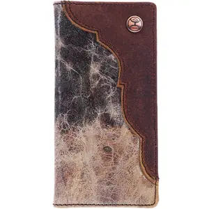 HOOey Chisholm Tricolor Western Corner Rodeo Wallet