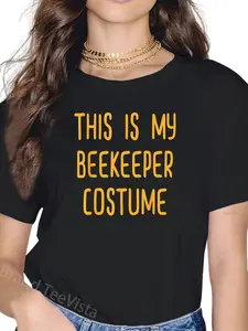 100% Cotton This Is My Beekeeper Costume Outfit Beekeeping T-Shirt