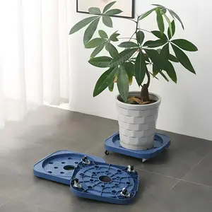 Rolling Plant Tray Wheels, Mobile Tank Stand for Pots, Modern Style, Indoor and Outdoor Use, Easy to Move, Lightweight and Practical