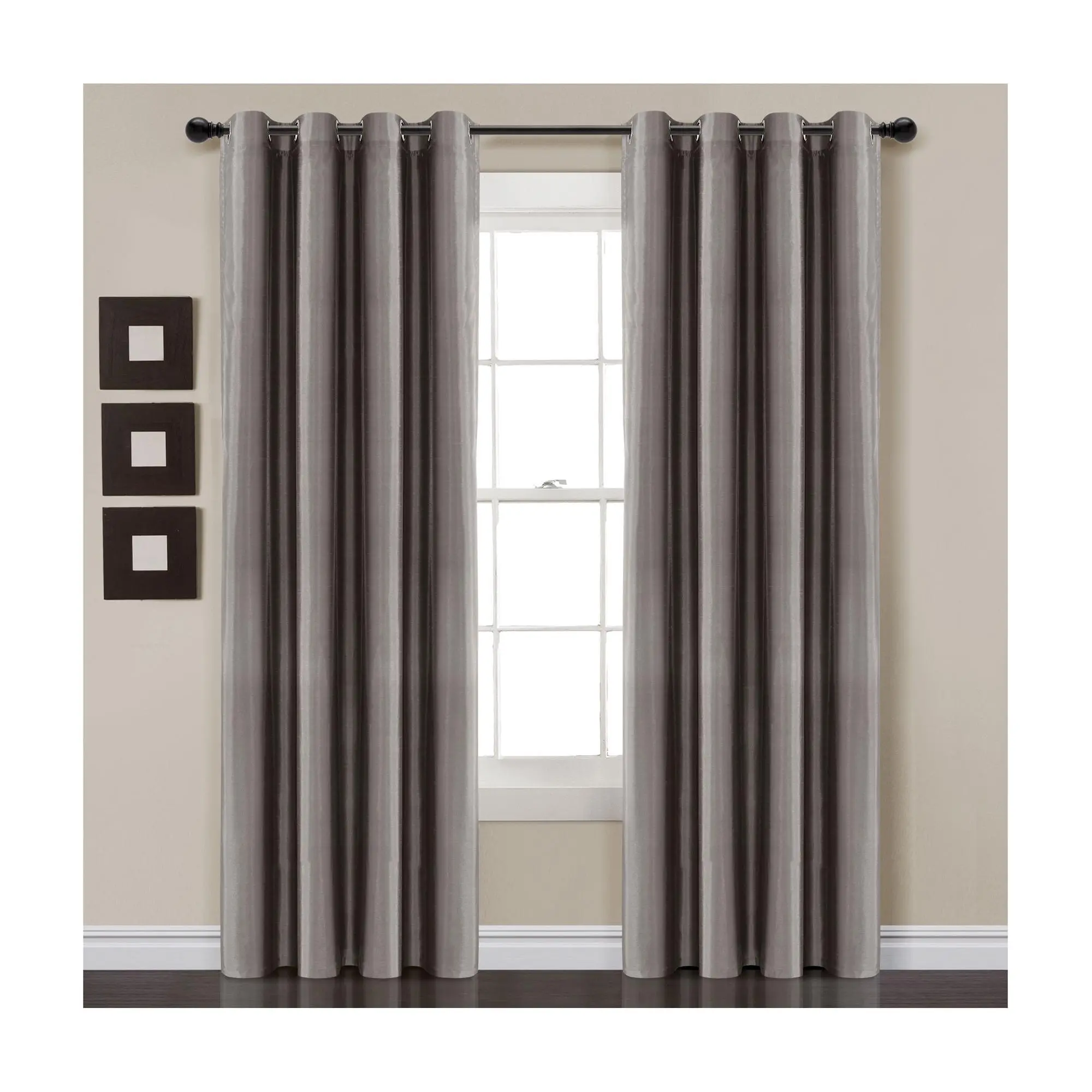Lush Decor Insulated Grommet Blackout Faux Silk52x95 Lush Decor Insulated Grommet Blackout Faux Silk52x95