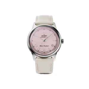 Orient Bambino Solar Quartz 38.4mm Pink Dial Dress Watch, RA-WK0005P10B