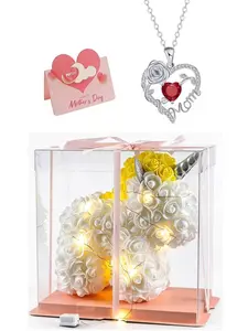 Unicorn Necklace Gift Box, Heart Pendant Necklace, Handmade Jewelry for Mom, Perfect Mother's Day Present, Unique Crafted Accessory Set