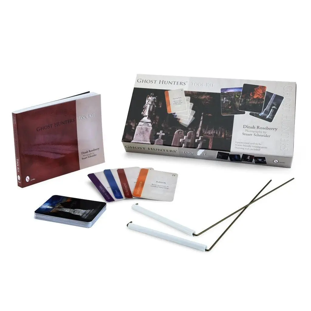 Ghost Hunters’ Tool Kit – Paranormal Investigation Decks, Dowsing Rods & Guidebook