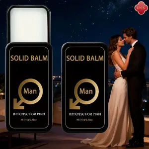 Men's Feromon Solid Perfume Stick, Light Musk Scented Cologne, Portable Date Fragrance, Long-Lasting Scent, 15g (0.35oz), Non-Toxic