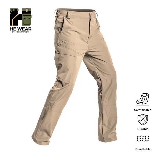 Men’s functional plaid hard-shell tactical hiking pants—scratch-resistant, wear-resistant, stretchy, multi-pocket; lightweight and breathable cargo pants for outdoor exploration, work duty, manual labor, and everyday wear; a great gift for boyfriend or hu
