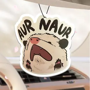 Cute Hamster Design Car Air Freshener, Car Air Freshener with Essential Oil, Car Interior Decoration Accessories for Car Air Outlet
