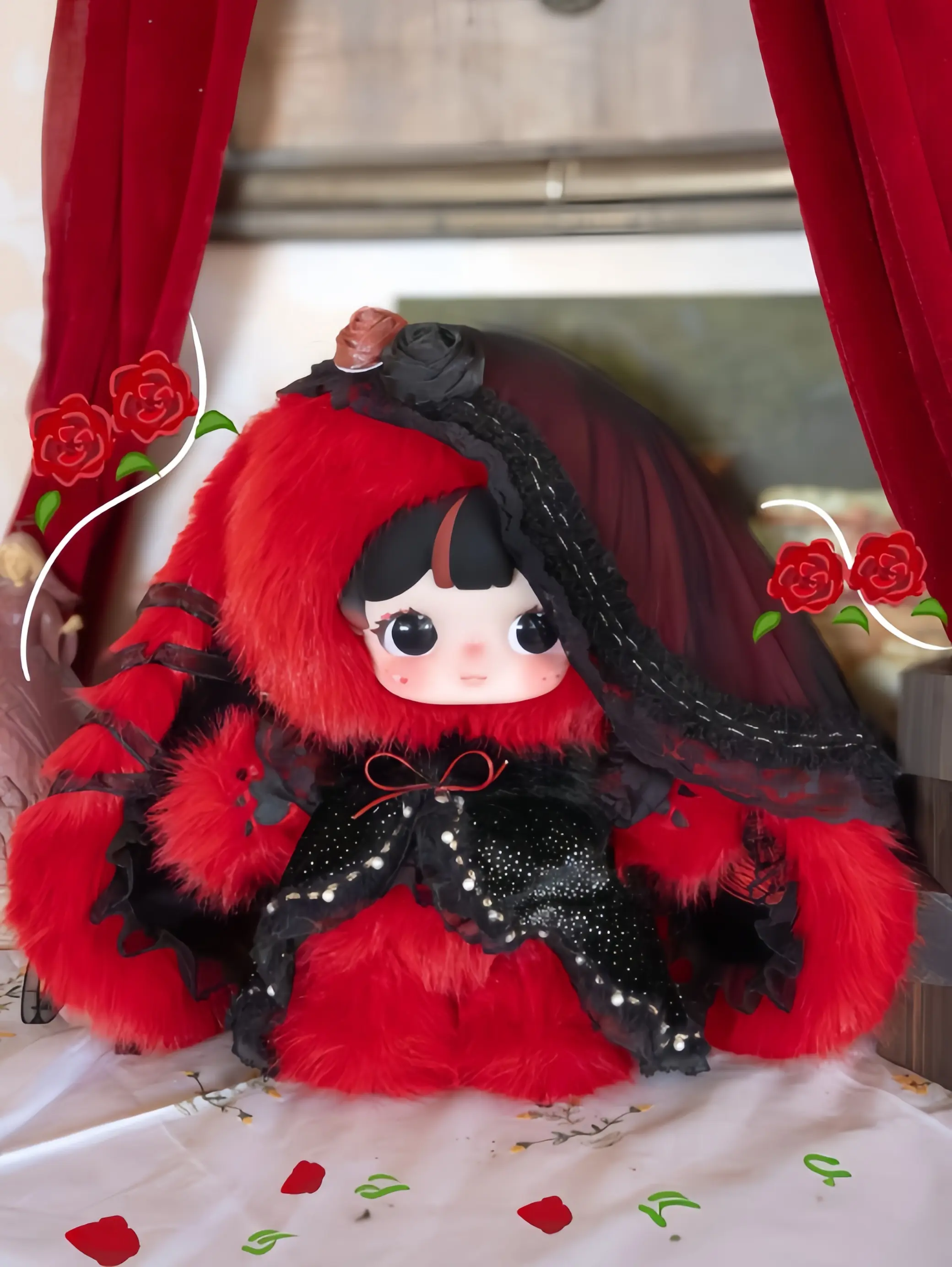 CN  Darlym poem of love ‘in the name of cupid 500% Seires Mystery Boxes Bag Pendant Bunny Plush Dolls Soft Collectibles