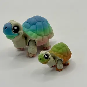 Tortoise Turtle 3D Printed Toy Figure - Classic & Novelty Toy