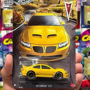 Hw Silver series Yellow 2006 Pontiac GTO Diecast car 1:64 scale