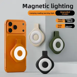 Rechargeable LED Magnetic Flashlight Portable Work Light Camping Gear Torch with Strong Magnet for Outdoor Repair Emergency Home Use