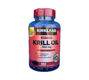 Kirkland Signature Krill Oil 500 mg - 160 Softgels Healthcare Dietary