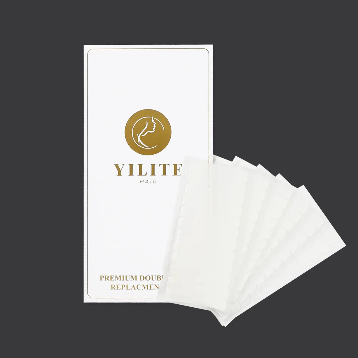 YILITE Single-Sided Invisible Replacement Tape for Tape-In Hair Extensions, Medical-Grade, Ultra-Thin, Transparent, Residue-Free for Natural Look