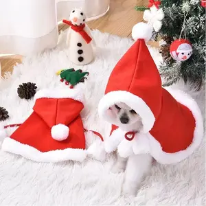 Pet Christmas Photo, New Year Holiday Dog Poodle Cat Clothes, Festive Party Wear, Cute Casual Daily Use Design