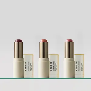 Versed Cashmere Color Trio – 3-Piece Smoothing Lip Blush Set with Shea Butter & Camellia Oil – Buildable Hydrating Tinted Lip Balm Bundle for Natural Color - Shades Reserve, Scene, Casual