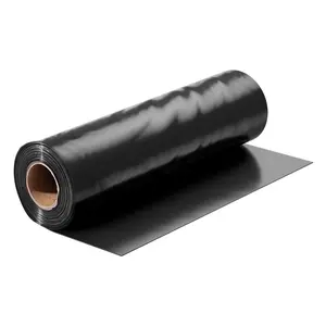 VEVOR Plastic Sheeting Heavy Duty 10' x 100', 6 Mil Thick Plastic Sheeting Roll, Plastic Drop Cloth Painters Tarp, Polyethylene Covering for Crawl Space Vapor Barrier, Multi-Purpose, Black