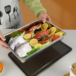 1pc Freezing box refrigerator frozen dumplings stainless steel food grade box household dumplings box sealed portable Wonton dumplings storage box