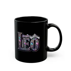 Leo Zodiac Mug - Personalized Astrology Coffee Cup, Perfect for Birthdays, Astrology Lovers, Leo Gifts, Horoscope