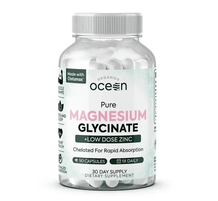Organics Ocean Magnesium Glycinate Zinc 90 Capsules