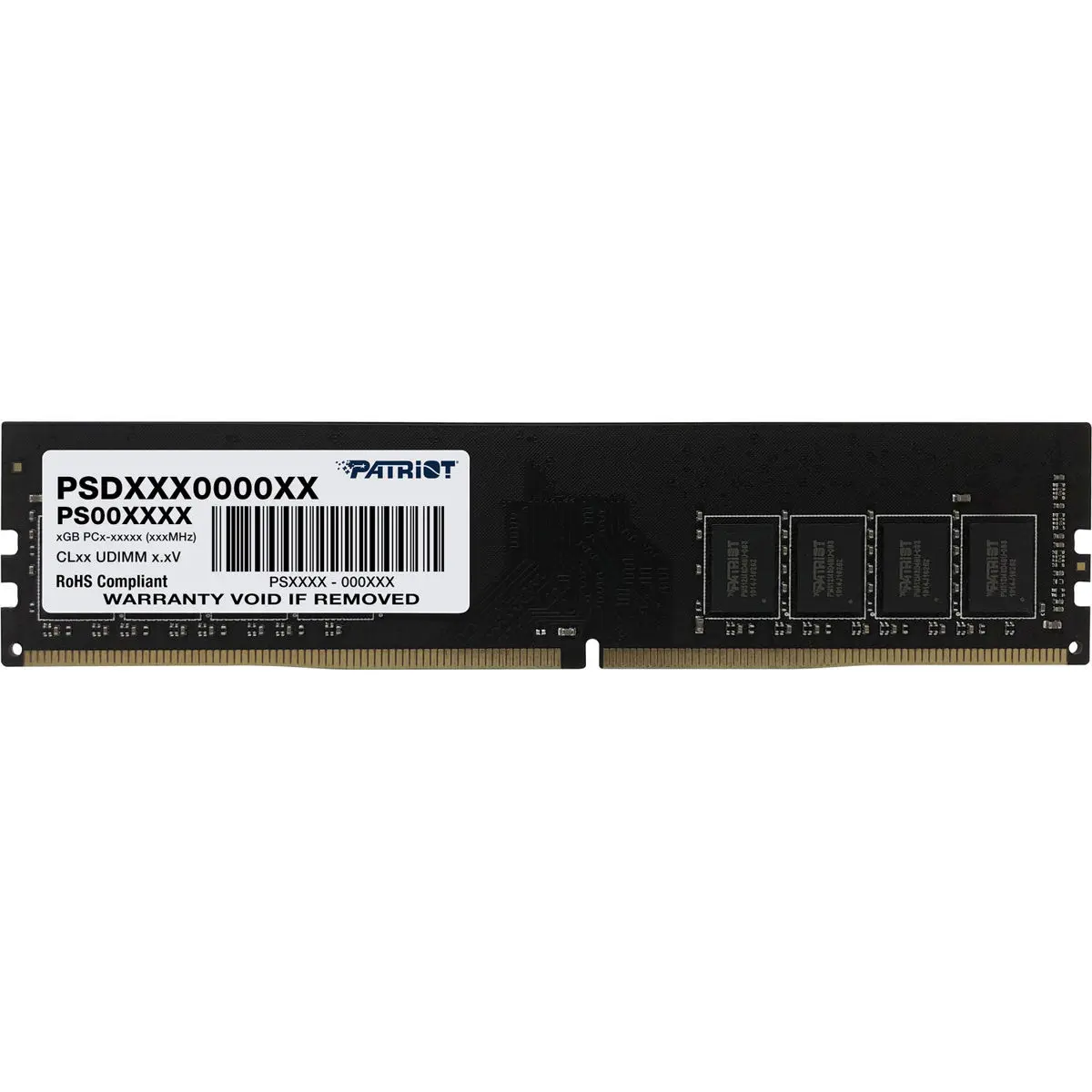 Patriot Signature Line Series DDR4 8GB (1x8GB) 3200MHz CL22 UDIMM Desktop Memory Module