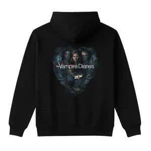 Vampire Diaries Heart Graphic  - Vintage T-Shirt, Actor Vintage Sweatshirt Unisex, Novel Hoodie, Gift for Movie Actor Lovers, Gift For Fan, 90s Vampire Romance, Menswear, Womenswear