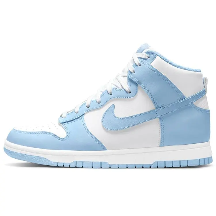 Women's Nike Dunk High-Top Casual Trainers, Aluminum Classic Casual Wear Skate Shoes, Style DD1869-107