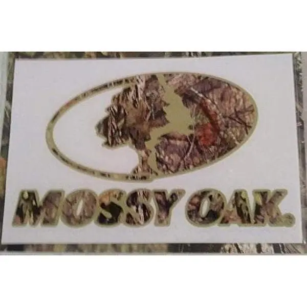 Mossy Oak Break Up Country Decal Green Trim