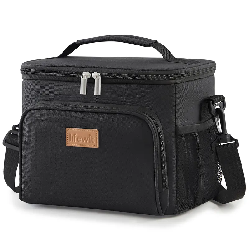 Lifewit Insulated Lunch Bag - Thermal, Durable, Multifunctional Thermal Bag for Men, Portable Cooler Tote with Adjustable Shoulder Strap, Spacious Capacity, Hand Wash Compatible (Back to School Haul Essential)