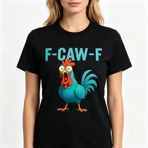 "Funny Rooster Chicken" Graphic Tee |   Farm Animal Humor T-Shirt |   Unisex Streetwear Casual Daily Wear Top