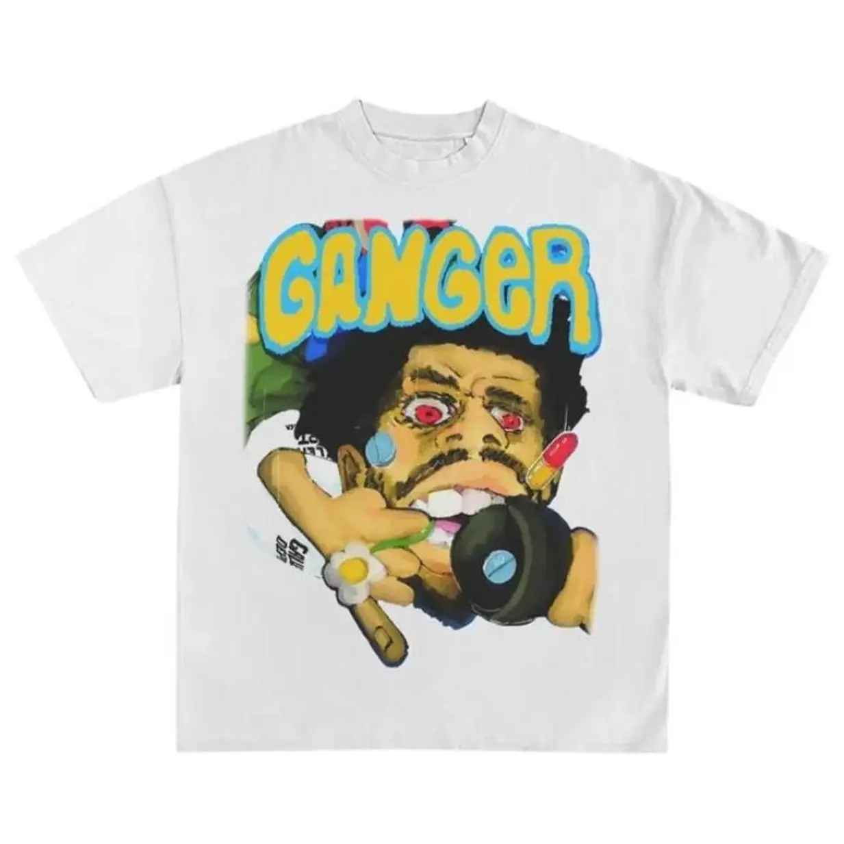 Veeze T-Shirt, Veeze Ganger Tee, Retro Ganger Tee, Vintage Cartoon Streetwear Shirt, Y2K Hip Hop Aesthetic T-Shirt