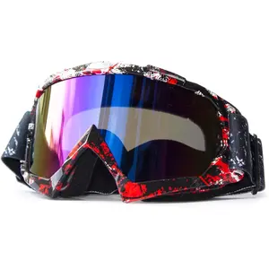 Dirt  Goggles for Youth  and Adults, Motocross ATV Offroad Riding and Ski Goggles with UV Protection Lenses
