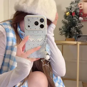 IPhone 13/16/17 Pro Max | Star Angel Wings | Gilded large window sticker | Best friend gift | Suitable for iPhone 13 14 15 16 17 Pro Max