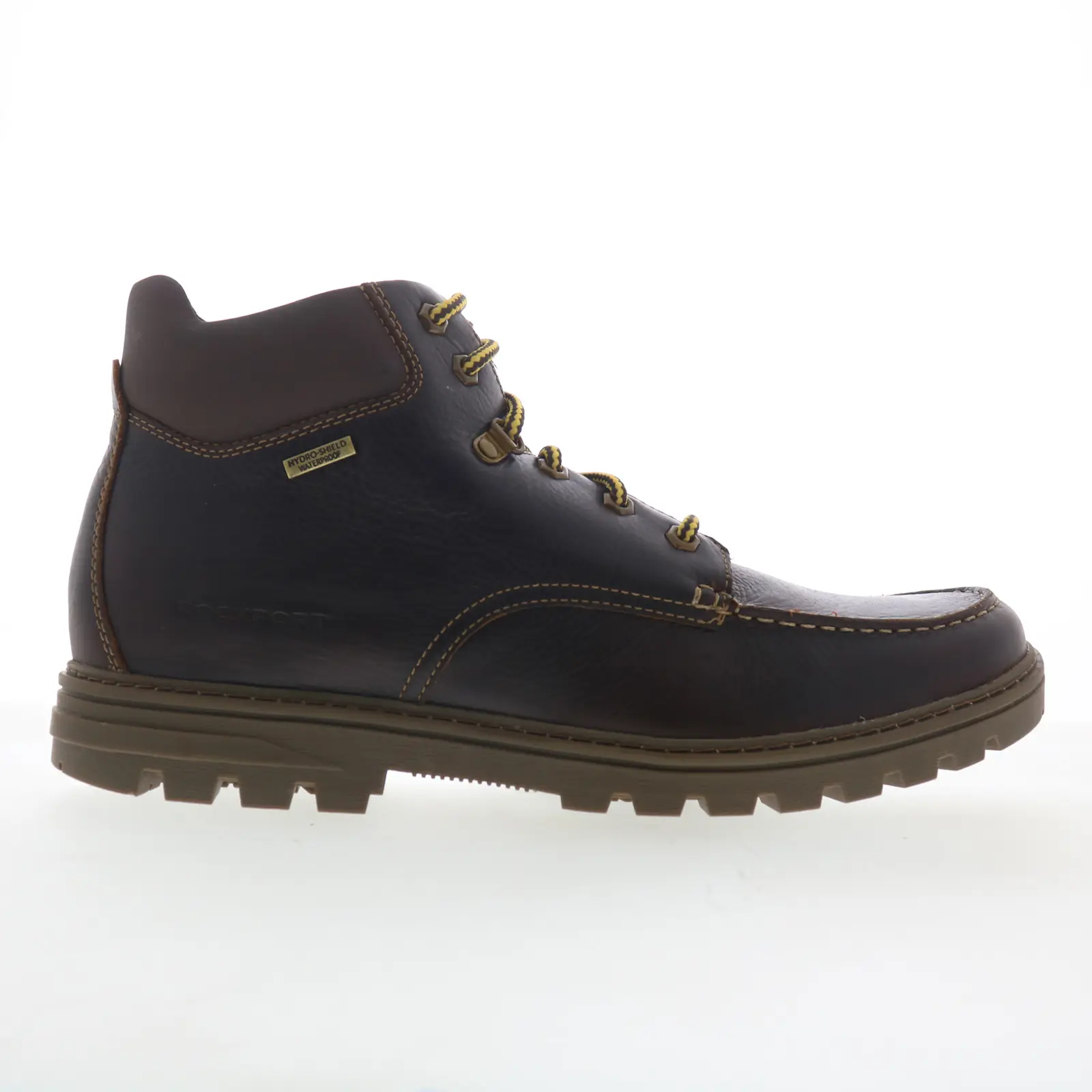 Rockport Weather Or Not Moc Toe Boot Mens Brown Leather Casual Dress Boots