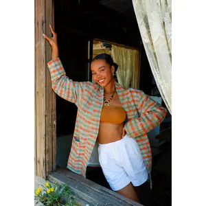 Green and Orange Binakol Jacket