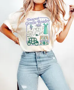 Dearest Gentle Reader Shirt | Bridgerton Tshirt | Lady Whistledown Shirt | Bridgerton Fan Gift