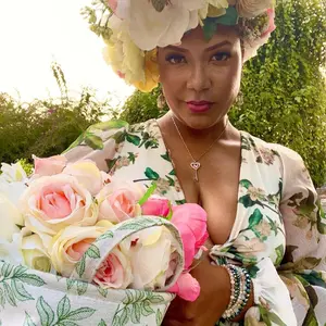 Madison & Gates Canvas Leaf Print Basket