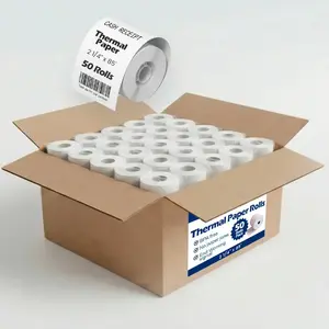 Thermal Paper Rolls 2 1/4" x 85' (50 Pack) – BPA Free, FSC Certified, POS & Credit Card Machine Compatible