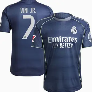 Unisex Soccer/Football La Liga Real Madrid Club Vini Jr. 2025/56 Home/Away Replica Jersey