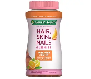 Nature's Bounty with Biotin and Collagen, Citrus Gummies, 140 Ct