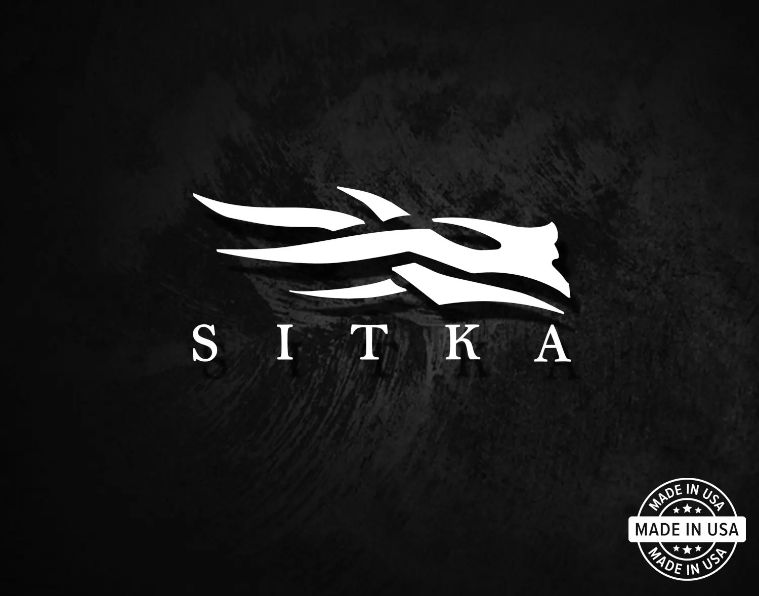 Sitka Gear Decal, Vinyl Die Cut Sticker, Made in USA Sitka Gear Decal, Vinyl Die Cut Sticker, Made in USA