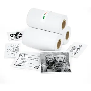 Mini Thermal Sticker Paper (57x29mm, 3.5m/Roll), Refill for Kids' Pocket Printer, Mini Photo Printer, Fits Most Instant Cameras and Label Printers, Ideal for Photos and To-do Lists