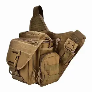 Outdoor Camouflage Shoulder Bag Super Saddle Bag Tactical Saddle Bag Field Fanny Pack Crossbody Bag Equipment, Multi-functional Crossbody Bag Fanny Pack Camouflage Foldable Boonie Hat tactical gloves