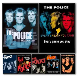 Classic The P-Police Poster HD Sticky Waterproof Wall Art | High Quality Print Aesthetic Home Living Bedroom Bathroom hallway Decor Trendy Room Decoration | Multiple Size Options Available