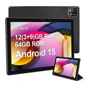 10.1 Inch Android 14 Tablet with Protective Case, 1 Count 64GB ROM Quad-core Processor 1280*800 IPS HD Touch Screen Dual Speakers WiFi Tablet, 8MP+2MP Camera