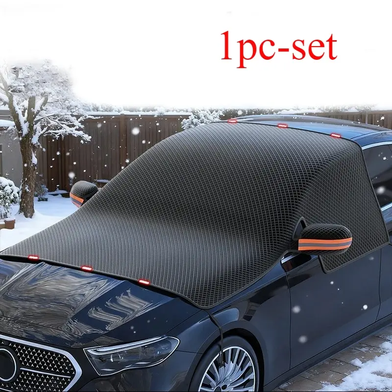 1pc Outdoor Car Windshield Snow Shield With Magnetic Winter Car Window Snow Cover Universal for Auto Exterior Parts