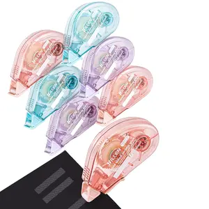 6 Pack Glue Tape for Scrapbooking, Scrapbook Double Sided Tape Roller for Crafts, Total 120 Ft x 0.24 in Tape Runner, Craft Supplies for Scrapbooking,  Wrapping and Photo Tape