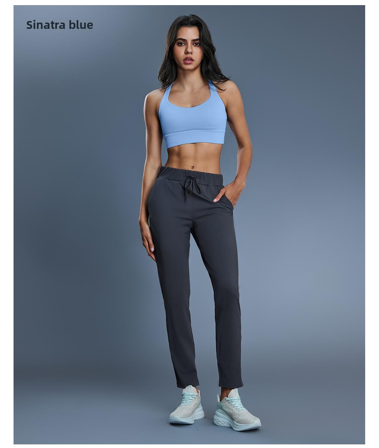 New Women's High-Impact Cross-Back Sports Bra, Shockproof Push-Up Support Fitness Bra