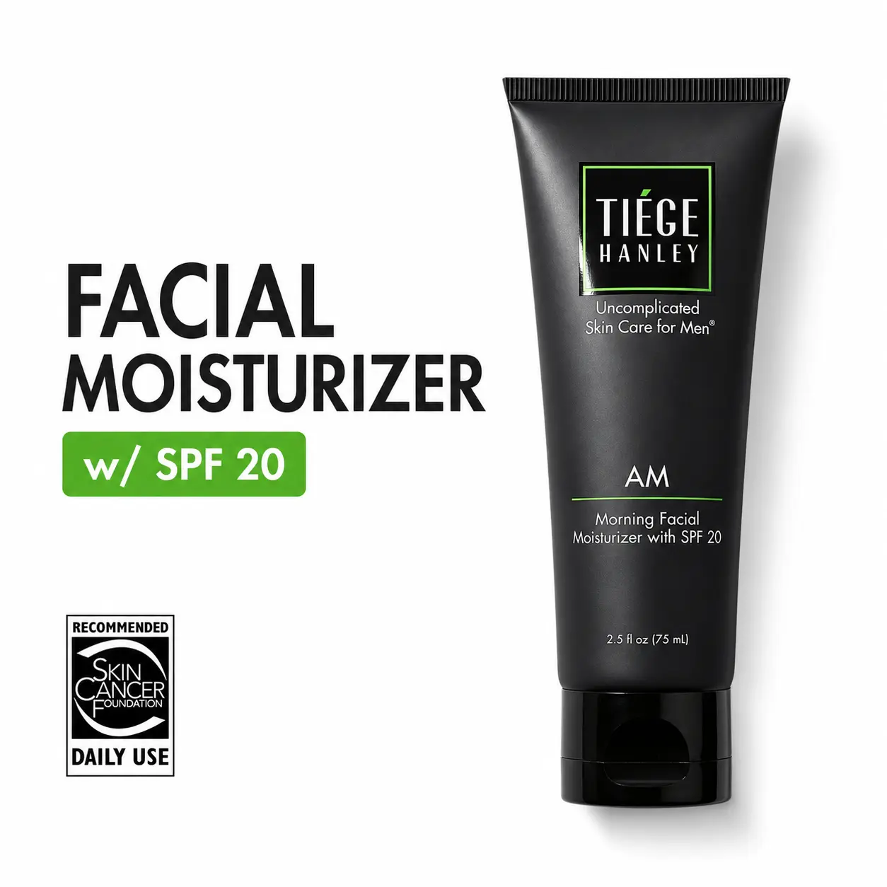 Tiege Hanley AM SPF Moisturizer - Daily Hydration + Sun Protection (2.5 fl oz) Tiege Hanley AM SPF Moisturizer - Daily Hydration + Sun Protection (2.5 fl oz)